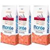 MONGE MINI ADULT SALMONE E RISO KG.7,5 x3pz