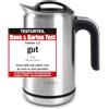 CASO WK Cool Touch, bollitore in acciaio inox con regolazione della temperatura, alloggiamento a doppia parete, esterno non caldo, 1800 Watt