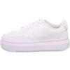 Nike Court Vision Alta LTR, Scarpe da Ginnastica Donna, Bianco (White/White-White), 40 EU