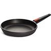 Woll Padella piatta Nowo Titanium, diametro 26 cm, altezza 5 cm, con manico rimovibile - adatta per ceramica, gas, elettrica, alogena - non adatta all'induzione, alluminio pressofuso, rivestimento antiaderente