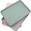 Hocadrv 3 Pezzi Vassoio Plastica Rettangolare, Vassoio Caffe, Vassoi Fast Food, Vassoi Plastica per Feste, Cucina, Sala da Pranzo, Caffetteria, 3 Colori, 29,5 x 21 cm