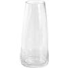 DRERIO Vaso Fiori di Vetro Trasparente 22 cm - Vasi per Piante da Interno - Vaso Originale per Fiori Rose - Moderno Rotondo Decorativo per Tavolo (22cm x 10cm)