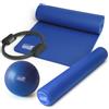 Sissel KIT PILATES CASA n°1 BLU: Circle, Soft Ball, Rullo e Materassino