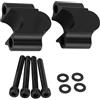 VOBOR Motorcycle Handlebar Riser, Riser 7/8'' 22 millimetri, Alluminio, Compatibile con KAWASAKI Vittoria (Colore: Black)