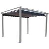 Magazzini Cosma S.P.A. Gazebo astoria, tortora telo grigio, 3x3 m