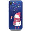 Xunlaixin MUTOUREN Natale Cover Samsung Galaxy A40, Custodia Silicone Gel TPU Trasparente Ultra Sottile Telefono Caso Antiurto Protettiva Case, Pupazzo di Neve