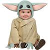Rubie's Costume Baby Yoda Preschool, Ufficiale Disney Star Wars, personaggio Yoda, per bambini, Taglia da 6 a 12 mesi (702474-I, Multicolore
