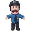 Silly Puppets Poliziotto, Pesca Maschio, Burattino a mano, 40 cm