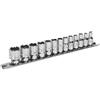Sealey AK2746 socket set 13PC 1/10,2 cm SQ unità lock-on 6PT Metric