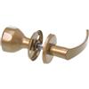 Aqbau® Maniglie per porta con pomello girevole | Pomello | Pomello | Pomello | Set completo con bulloni e viti (oro)