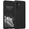kwmobile Custodia Compatibile con Oppo Find X5 Lite Cover - Back Case per Smartphone in Silicone TPU - Protezione Gommata - nero matt