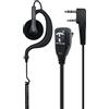 TechSide TSAG Microfono Auricolare Avvolgente Grande cavi spiralati | Radio ricetrasmittenti | Per Kenwood 2 pin TI-F8+ Midland G10 G11V CT890 BaoFeng UV-82 UV5RA Vigilanza Sicurezza SoftAir
