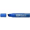 Pentel N50XL-C - Pennarello indelebile con punta a scalpello, confezione da 6, colore: Blu