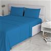 Italian bed Linen Cl El Cielo 2Pst Completo Letto, Microfibra, Matrimoniale, 240 x 270 cm, 4 unità
