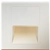 M LEDME Segnapasso Led Bianco 1,2W da incasso a parete Quadrato IP20 Bianco neutro 4500K M LEDME