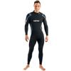 SEAC Feel Man 3 mm, Muta in neoprene da 3 mm ultra elastica monopezzo con cerniera posteriore per subacquea, snorkeling e apnea