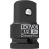 LEXIVON Adattatore per bussola ad impatto, Riduttore per bussola da 3/4 a 1/2, per avvitatore Makita, Milwaukee, Bosch, per chiave dinamometrica e a cricchetto, (LX-401)