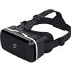 NK Occhiali 3D VR per Smartphone - Visori Intelligenti di Realtà Virtuale per Smartphone tra 4,7 - 6,53, Angolo Visione 90º, Rotazione 360°, Obiettivo e Pupilla Regolabile - Nero