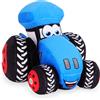 Toyland® 21cm (8 Pollici) Peluche Trattore agricolo - Decorazione Camera da Letto per Ragazzi (BLU)