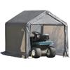 Shelter Logic Capanno in acciaio con copertura telo triplo strato in polietilene 180 x 180 cm