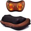 MAKA change your life quality Cuscino Massaggiante Shiatsu, Massaggiatore per Cervicale Collo Gambe con Testine Rotanti al Calore, Allevia Stress e Dolore, Adatto per Ogni Schienale