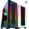 GielleService CASE MARS Gaming MC-ART Mid-Tower ATX Micro ATX Mini-ITX Vetro temperato frontale e laterale in cui puoi creare i tuoi disegni