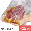 GielleService BUSTE LISCE SOTTOVUOTO PER COTTURA 105 my. 1000 BUSTE 400x500