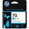 HP CARTUCCIA ORIGINALE HP 712 3ED67A CIANO DesignJet Studio 24 Zoll