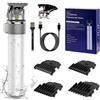 Hatteker Tagliacapelli Elettrico T Blade Rasoio Uomo Professionale Cordless USB Ricaricabile Impermeabile
