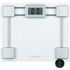 Salter 9081 SV3R - bilancia digitale pesapersone compatta, max 150 kg, funzione step-on, piattaforma in vetro temprato, batterie incluse, vetro temprato, argento/trasparente
