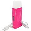 EpilWax - Epilatore Royal 35 Watt Scalda cera per roll-on di cera depilazione professionale 100ml con strisce depilazione-Dispositivo di depilazione calda cartuccia cera ricaricabile Royal Fuchsia