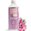Salt of the Earth, Ricarica per Deodorante Spray Naturale, Fiori di Peonia - Vegana, Protezione a Lunga Durata, Approvata da Leaping Bunny, Made in the UK - 500ml