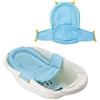 VOARGE Sedile per vasca da bagno per neonati, in rete per vasca da bagno, regolabile, comodo per neonati e bambini