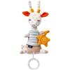 Fehn Carillon Bambino Giraffa Ricamo, Glow-in-The-Dark, Melodia, Schlaf Kindlein Schlaf, Peluche Che Aiuta ad addormentarsi in Viaggio e a casa per Neonati e Bambini Piccoli