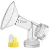 Maymom One-Piece Coppa per il seno w/valvola, membrana per Medela_tiralatte; Sostituire Medela_ PersonalFit Coppa per il seno, connettore, valvola/membra di Maymom (17mm)
