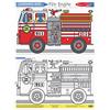 Melissa & Doug Color-A-Mat Fire Engine by Melissa & Doug