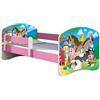 ACMA Letto per bambino Cameretta per bambino con materasso Cassetto ACMA II ROSA (34 Fattoria, 160x80 cm)