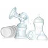 Nuby NT72035 - Confezione da 1 tiralatte manuale, 1 biberon da 150 ml, 1 biberon da 240 ml, 1 coperchio, 12 coppette assorbilatte