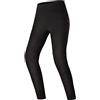 SHIMA CRUZ 2.0 Leggins Moto Donna - Pantalone Transpirante, Elasticizzati, Vestibilità Regolare con Strato in DuraQL, Protezioni Slim Fit, CE per Ginocchia e Fianchi (Nero, S)