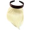 WIG ME UP - Incredibile frangetta con clip con Cerchietto Effetto davvero Naturale, Biondo platino(613), HA073T-613
