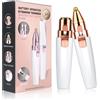 ‎URAQT Epilatore Donna USB Ricaricabile 2in1 per Sopracciglia Labbra Corpo Naso Orecchie