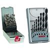 Bosch Professional Set da 25 Pezzi di punte per metallo HSS-G ProBox, rettificate & Professional Set da 7 Pezzi di punte elicoidali per legno Robust Line, per legno, accessorio per trapano avvitatore