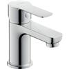 Duravit A.1 Rubinetto per lavabo, misura S (altezza beccuccio 67 mm), rubinetto bagno, rubinetto per lavandino, cromato