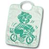 Bubabù BAV001/6 Confezione 6 Bavaglini in spugna SOLDINO, Bavaglini grandi per bambini con elastico, cm.27x34