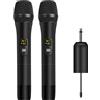 Depusheng W2 UHF Microfono dinamico palmare Sistema microfono wireless per karaoke e feste in casa sul mixer, sistema PA, ecc