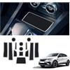 GAFAT Compatibile con Renault Arkana 2021-2025 2026 Tappetini Antiscivolo, Arkana RS Line Tappetino in Gomma, Console Centrale, Portabevande, Cucitura Porta, Accessori Arkana 2025 (Bianco)