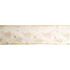 INNSPIRO Nastro decorativo dorato inverno 6,5 cm x 10 m.