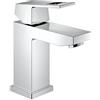 Grohe Eurocube Miscelatore Per Lavabo Sensa Saltarello, Cromo, Grohe Ecojoy, Cromo, Lavabo S Eco