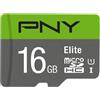 Pny 16GB Scheda microSD Pny 100MB/S classe 10 [P-SDU16GU185GW-GE]