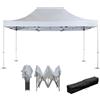 Verdelook Gazebo pieghevole mercato 3x4,5 mt bianco